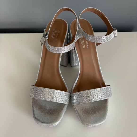 Call It Spring Silver Platform Sandals - Picture 3 of 7